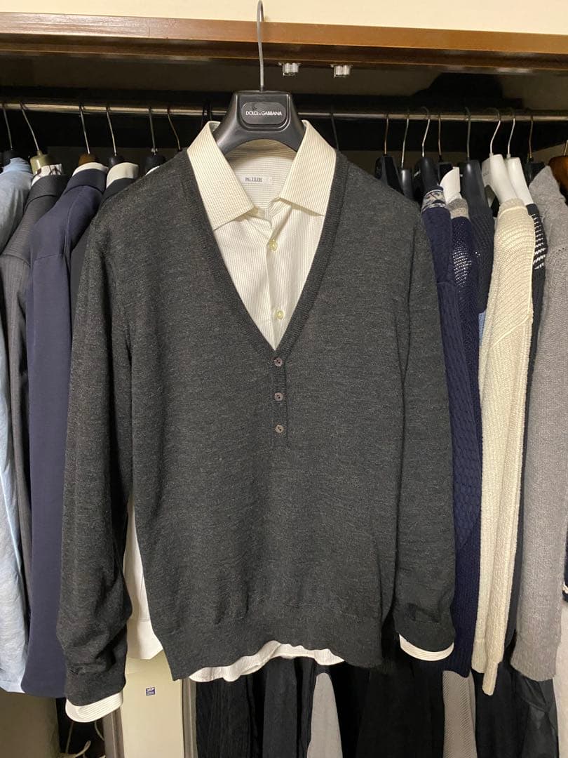 hui❗️ DOLCE&GABBANA ドルガバ　Vネック カーディガン COTTON V NECK CARDIGAN / コットンVネックカーディガン｜DÉPAREILLÉ