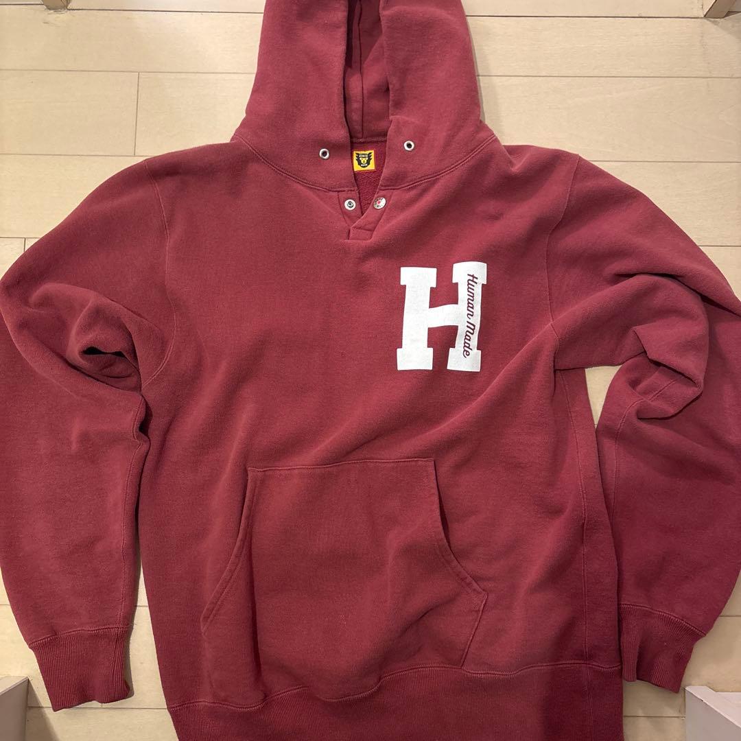 HUMAN MADE バーガンディ パーカー Human Made】 Zip-Up Heart Hoodie Navy (HUMAN MADE/パーカー