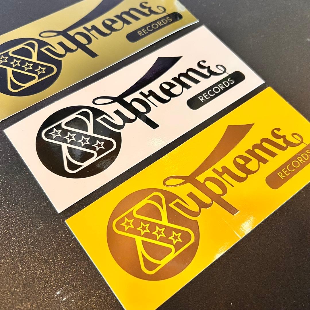 Supreme Records ステッカー 3枚セット - メルカリ