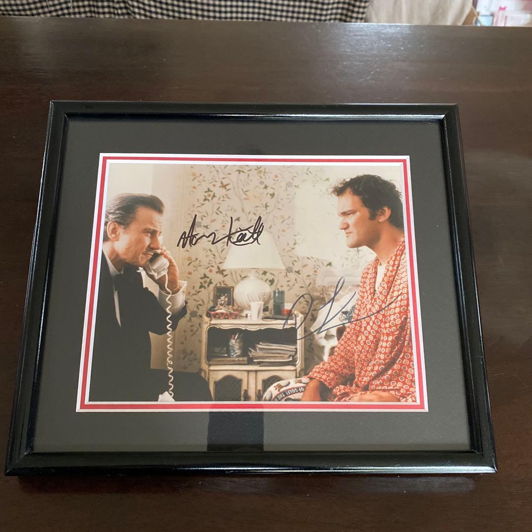 値下げ中　パルプフィクション　タランティーノ　ハーヴェイカイテル　サインフォト 4Kタランティーノ『パルプ・フィクション』【海外盤Blu-ray発売情報