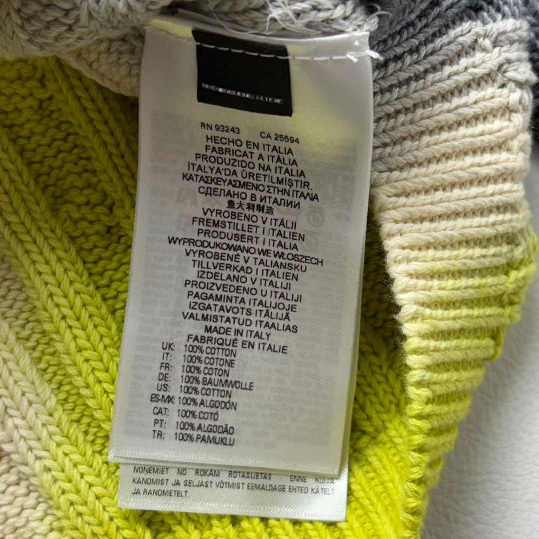 新品未使用タグ ディーゼル イタリア製 クロップドニット せいらさん