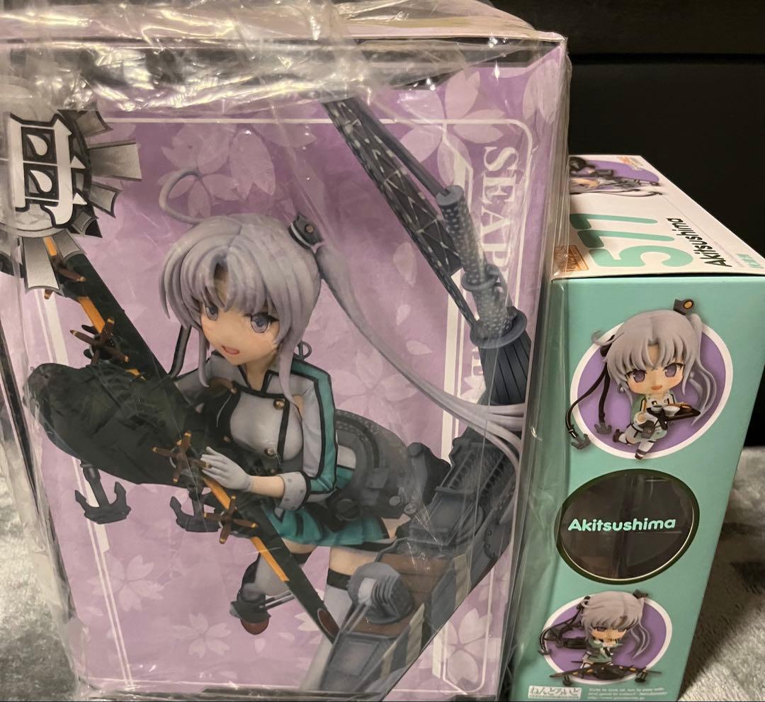 と*じ様 艦これ 秋津洲 1/7スケール フィギュア　ねんどろいど　2体セット