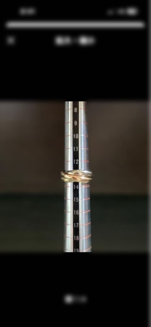 重量重め❣️ヴィンテージ カルティエ❣️ トリニティ リング スリー