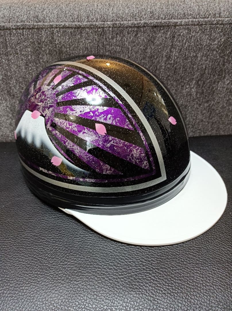 カスタムコルク半 Candyパープルラップ富士日章 シルバーラメ - メルカリ