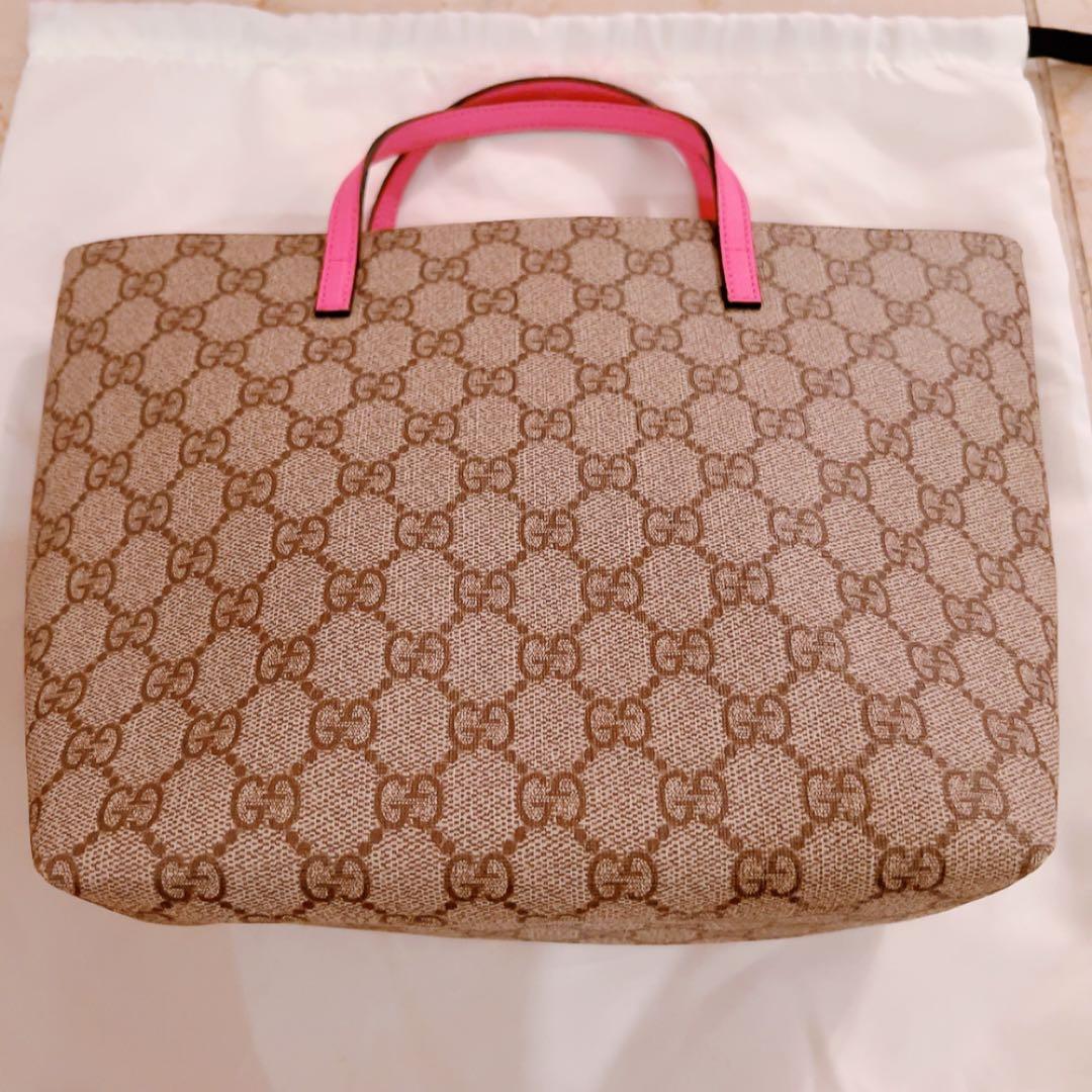 ほぼ未使用品 GUCCIチルドレンバッグ キッズバック 犬 - メルカリ