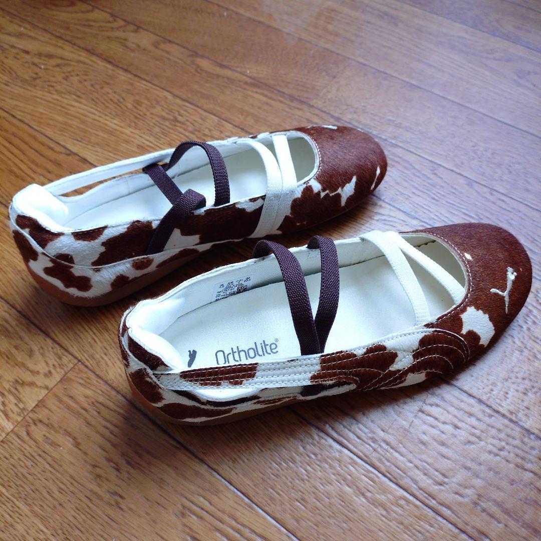 PUMA 牛柄 スニーカー スピードキャット 23.5cm 新品未使用