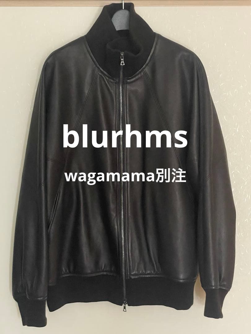 blurhms】Ex. Spain ラムレザートラックジャケット 24AW - メルカリ