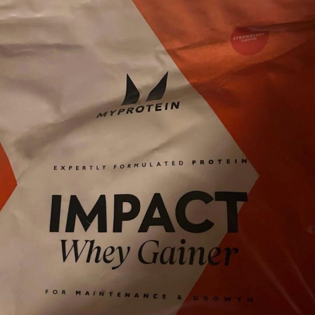 マイプロテイン　ウエイト ゲイナー　ストロベリー味　2.5kg✖️２袋