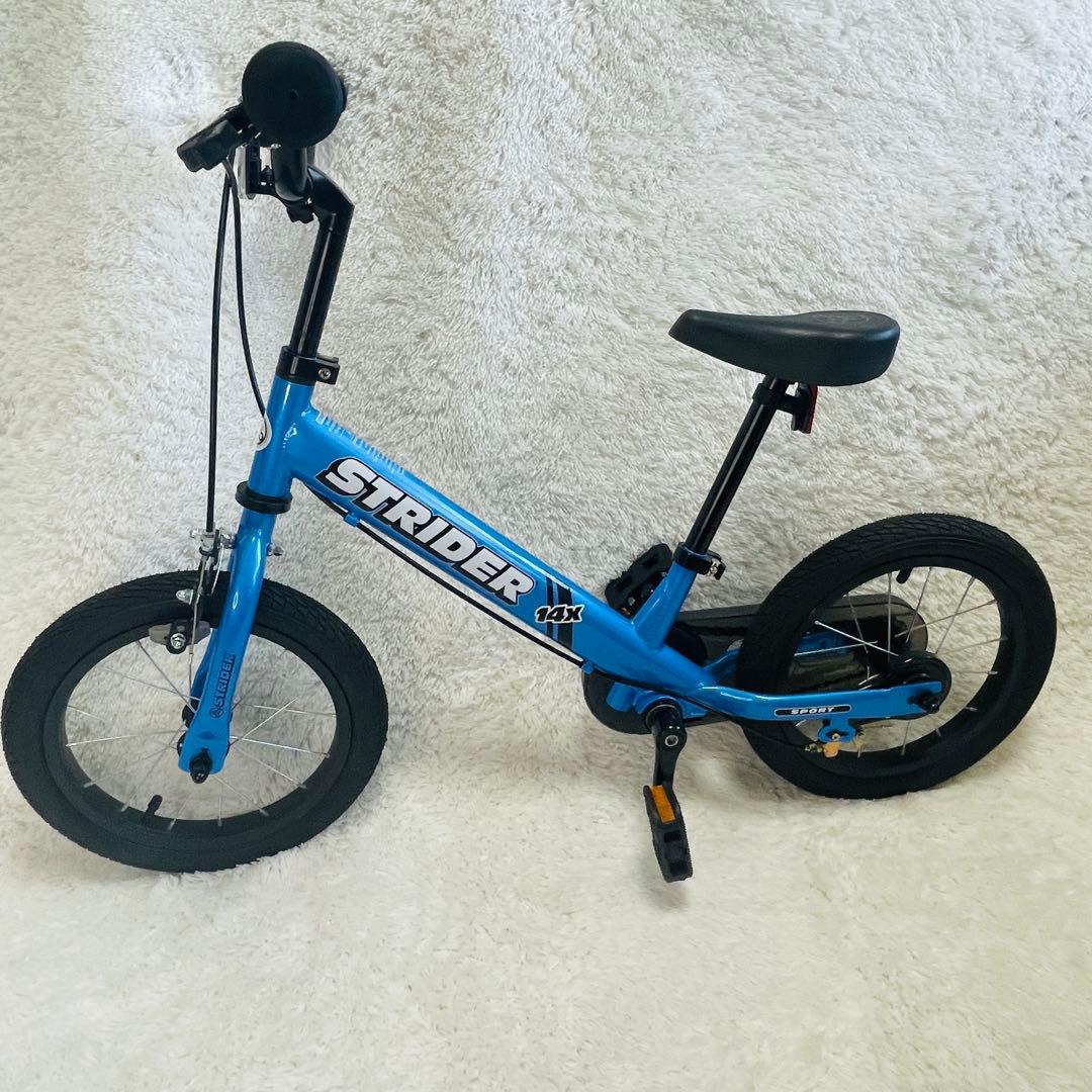 ☆美品☆ STRIDER ストライダー 14x ブルー キッズバイク - メルカリ