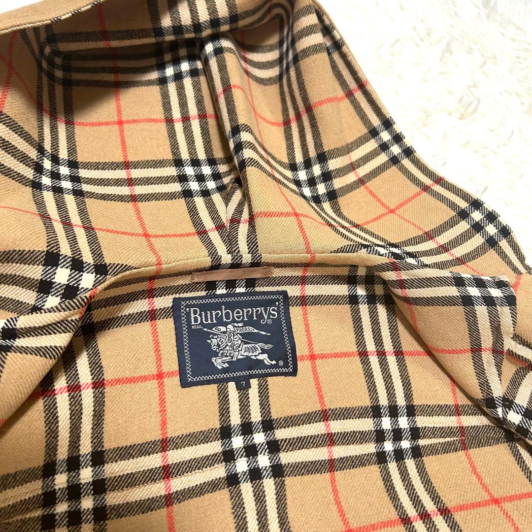 ✨カシミヤ混✨BURBERRY バーバリー ダッフルコート ノバチェック S