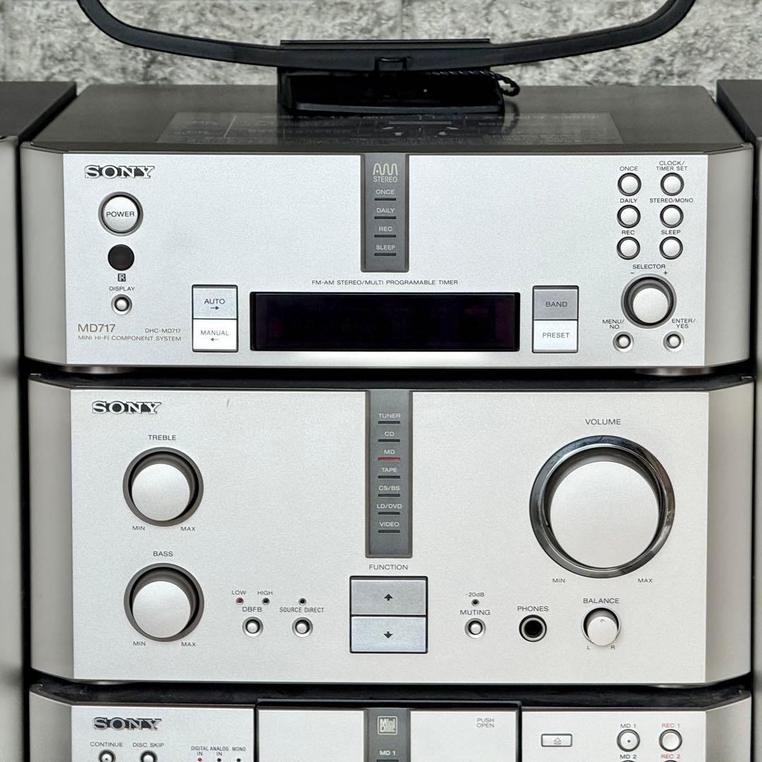 SONY「DHC-MD717」システムコンポフルセット - メルカリ