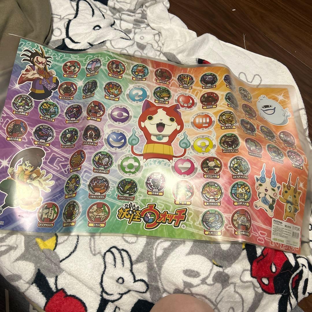 デスクマット 妖怪ウォッチ 世界地図 汚れ防止 勉強机 - メルカリ