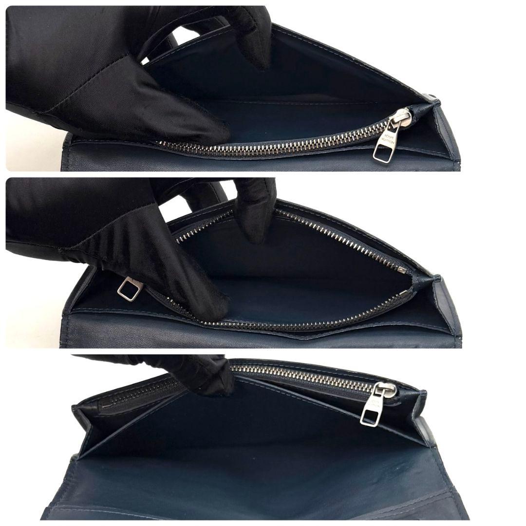 美品 ルイヴィトン ダミエ アンフィニ ポルトフォイユ ブラザ 財布