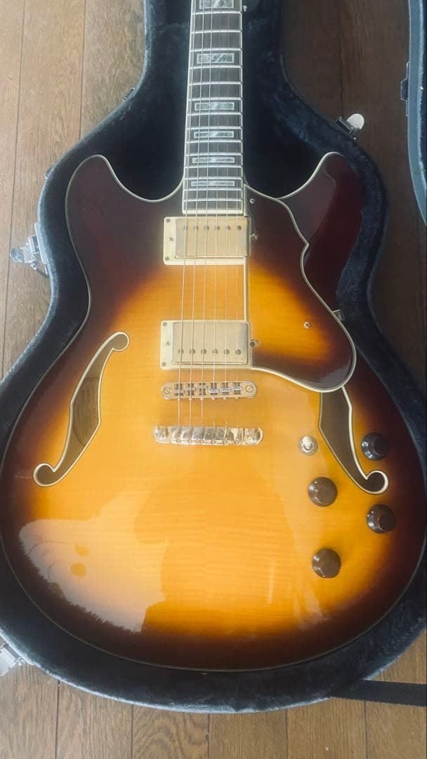 Ibanez AS-103-VB 12-02ハードケース付き - メルカリ