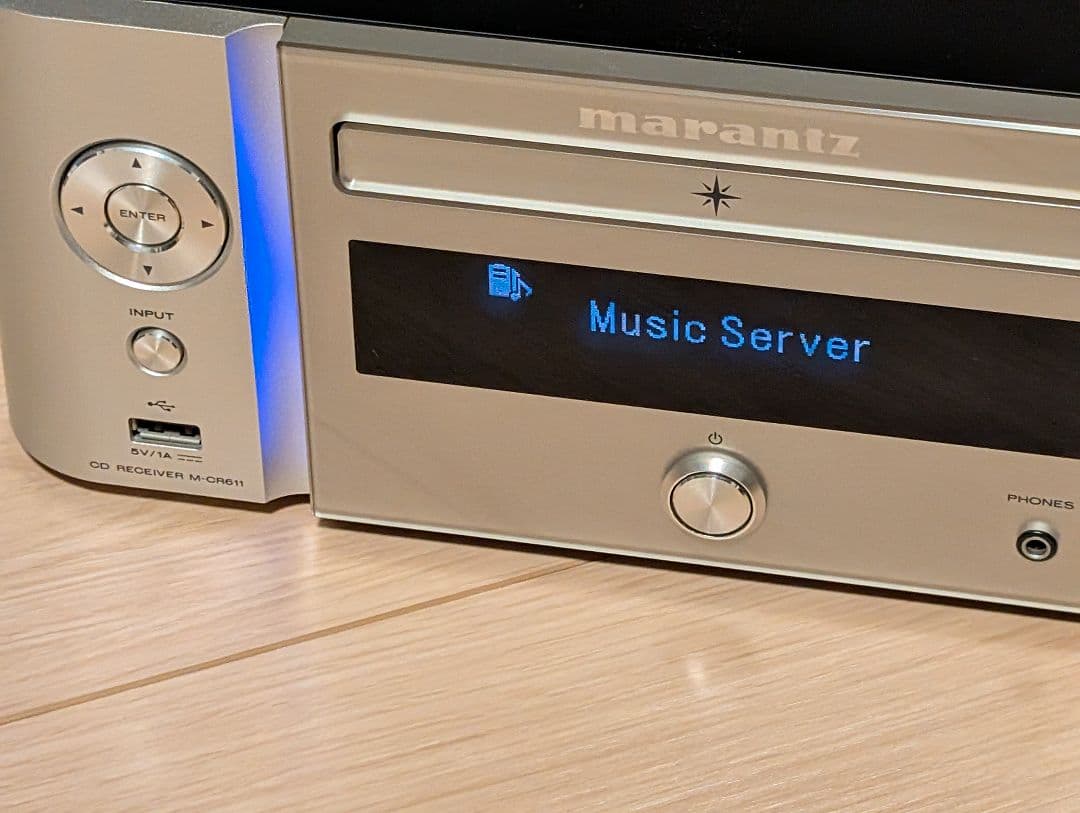 Marantz M-CR611 CD読み込み不可 Marantz M-CR611 Desktop network receiver/CD player with Apple