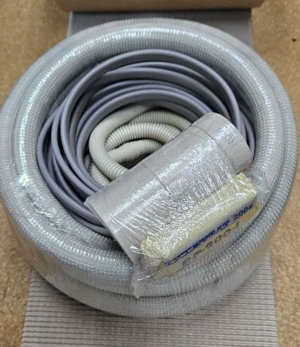 7m◆エアコン配管セット◆フレア加工済◆VVF、非粘着テープ2個他◆未使用 エアコン 取付 冷媒管 配管 ペアコイル2×3 新冷媒対応配管セット
