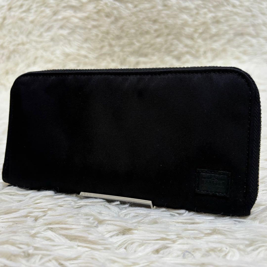 ✨️美品 ポーター リフト 長財布 ロングウォレット ネイビー ナイロン