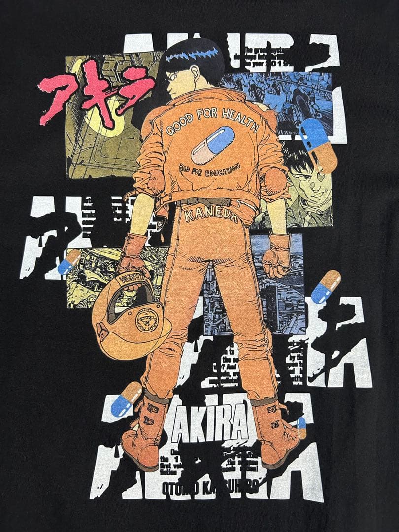 AKIRA アキラ 金田 バックプリント アニメ Tシャツ - メルカリ