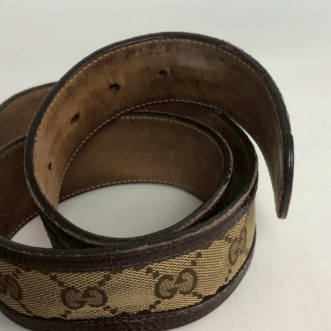 GUCCI グッチ GG柄 ロゴ ベルト ブラウン レディース ブランド - メルカリ