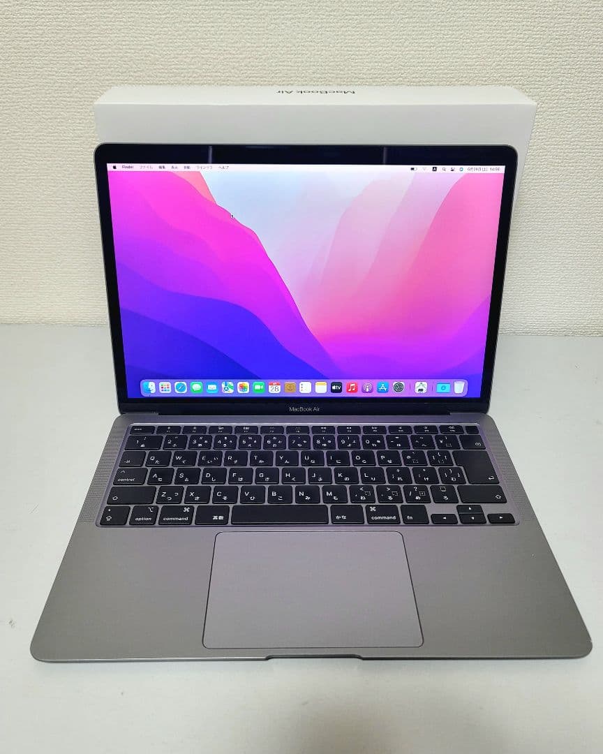 美品　Macbook Air 2020 i3 8GB 256GB 97回充電 MacBook Air 13 インチ (2020) ゴールド - Core i3 1.1 GHZ - SSD