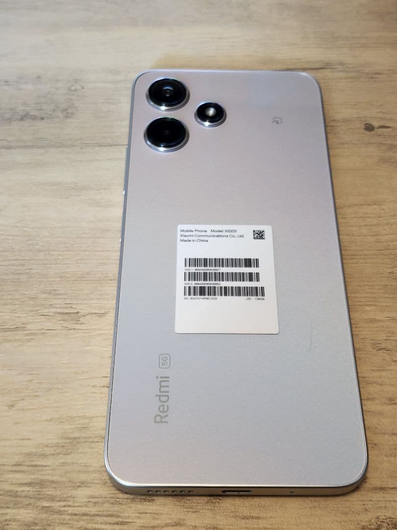Redmi12 5G『Model　XIG03』本体 美品 Amazon | SIMフリー AU Xiaomi Redmi 12 5G XIG03 [ミッドナイト