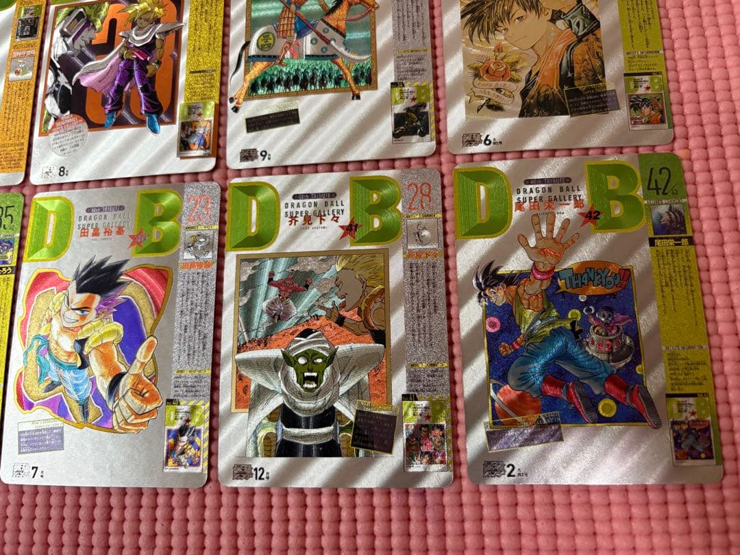 42枚　ジャンプ作家　キラカード　ドラゴンボール表紙