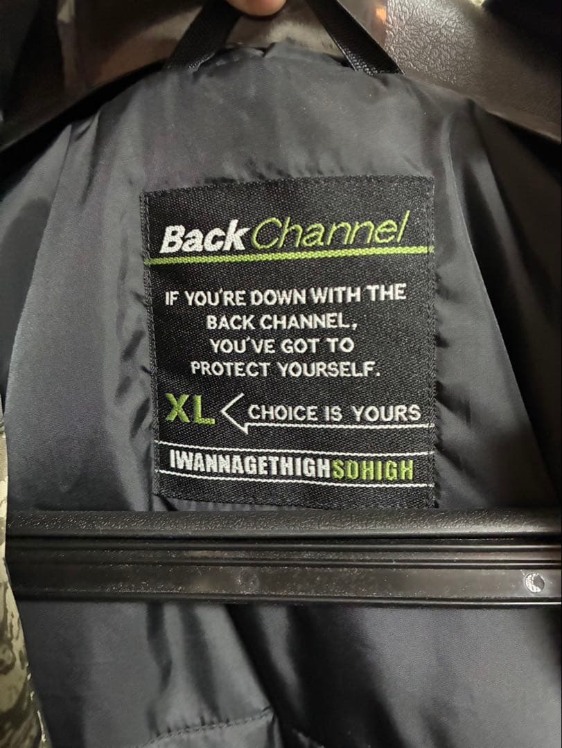 BackChannel 迷彩フード付きジャケット XL - メルカリ