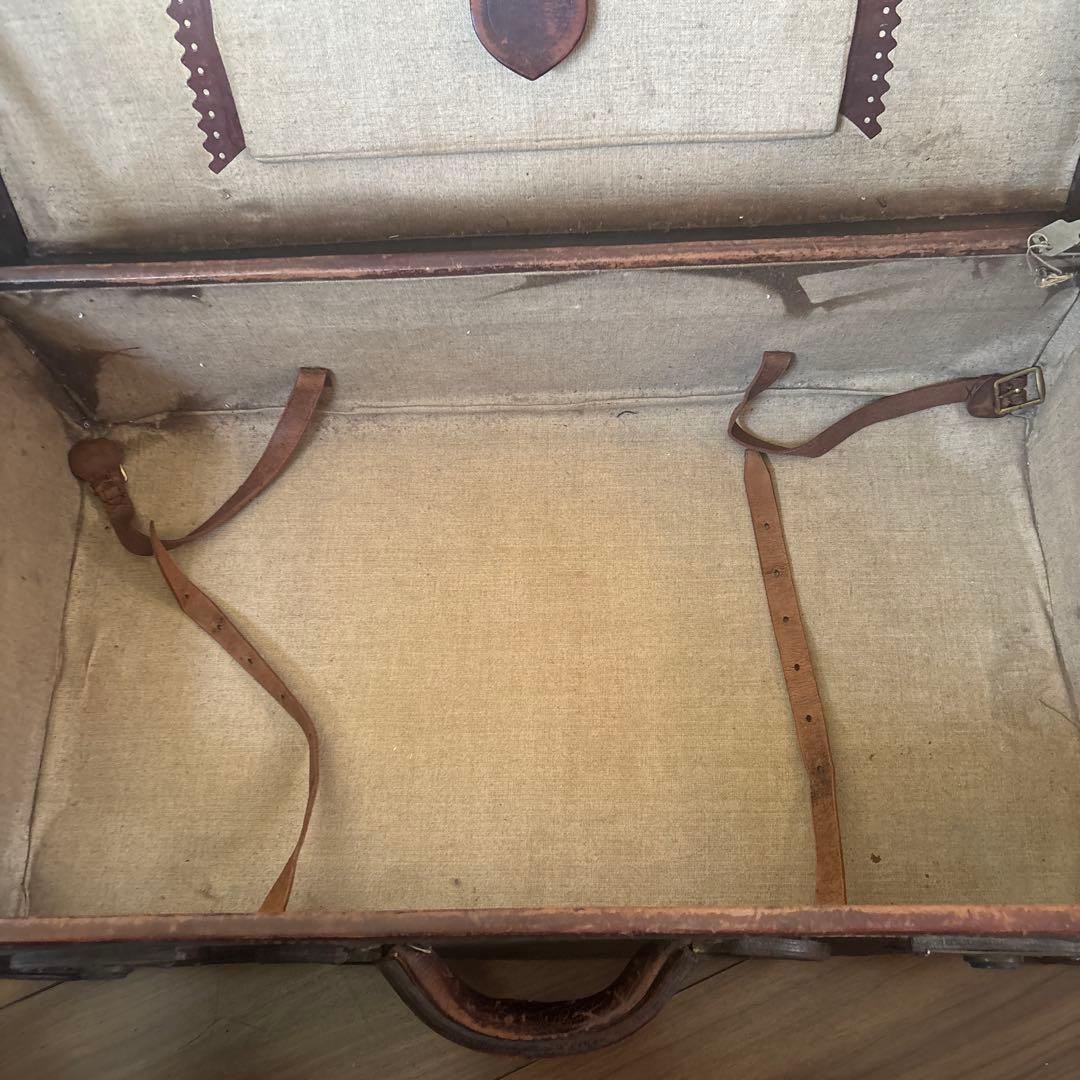 ヴィンテージ レザートランク アンティーク雑貨 リアルヴィンテージ