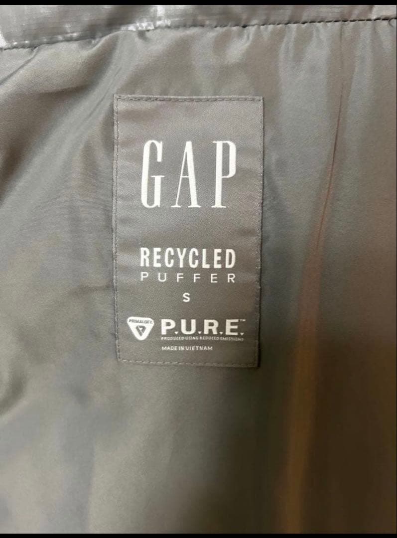 GAP RECYCLED PUFFER ダウンジャケット - メルカリ
