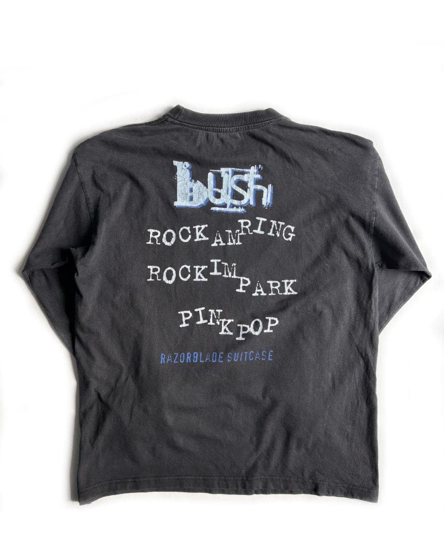 90's ユーロ製 \" bush \" ライブ バンド 長袖 Tシャツ
