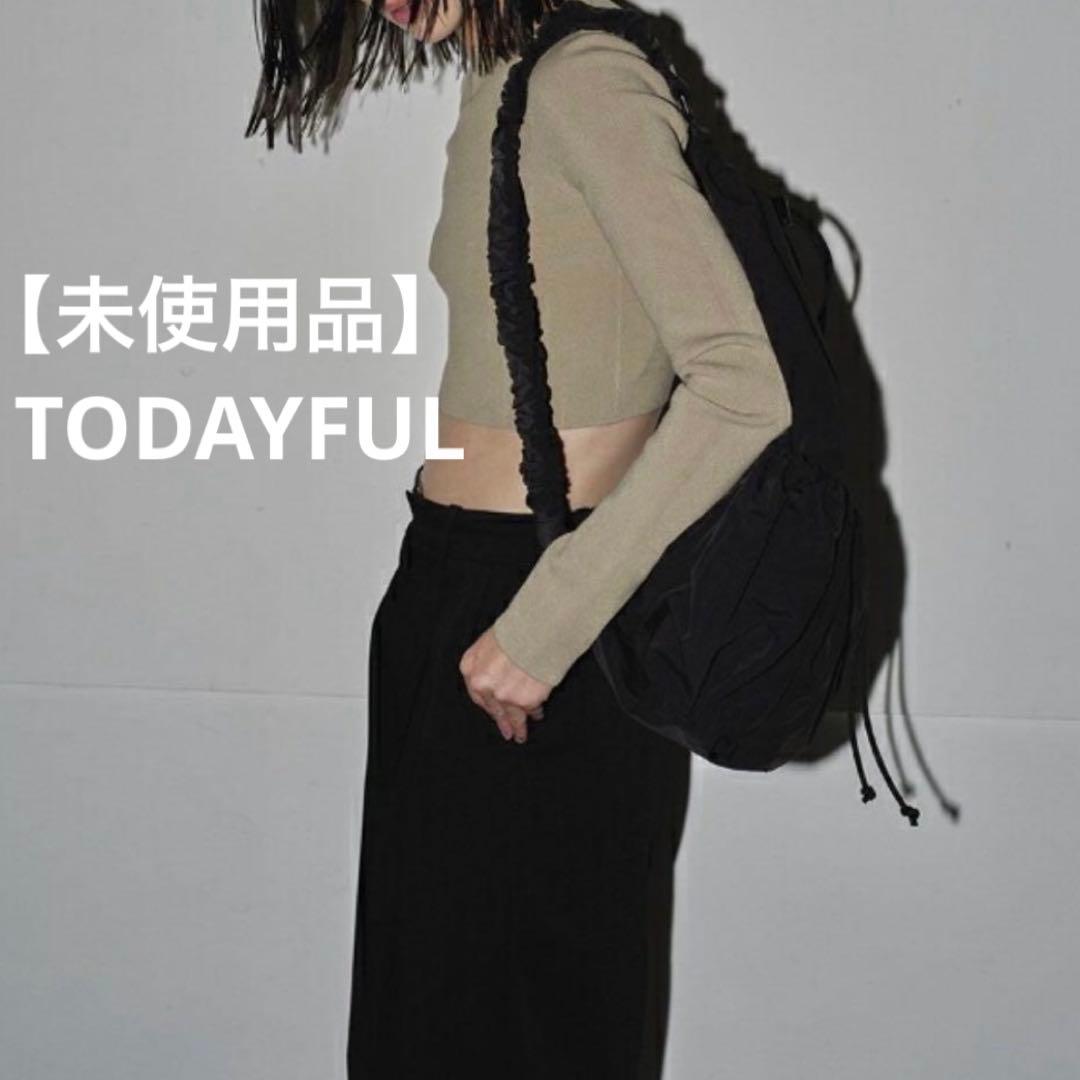 【未使用品】todayful Nylon Gather Bag リュック 黒 楽天市場】TODAYFUL トゥデイフル Nylon Gather Bag ナイロンギャザー