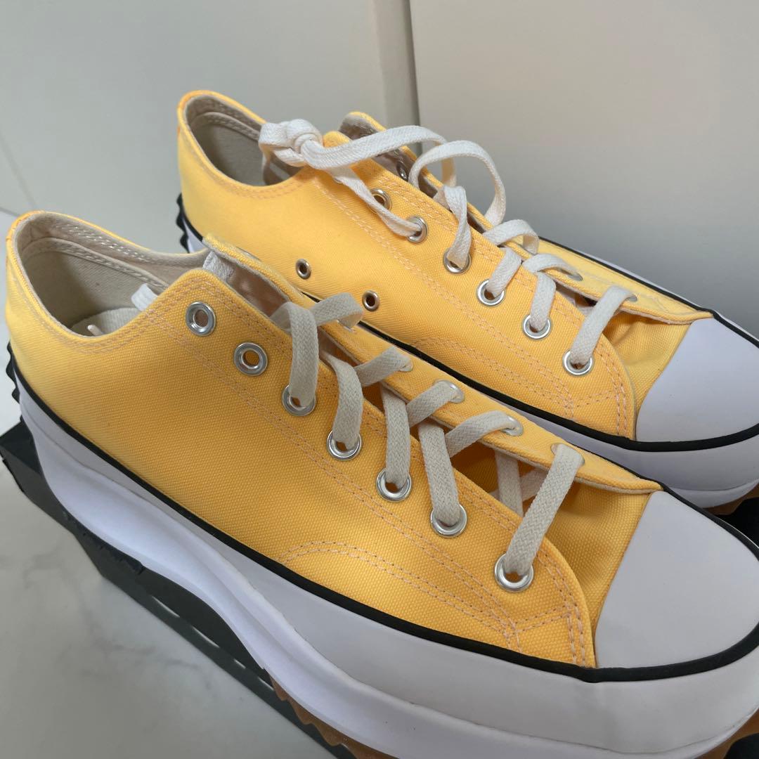 新品】コンバース ランスター ハイク イエロー 28cm 厚底【韓国限定