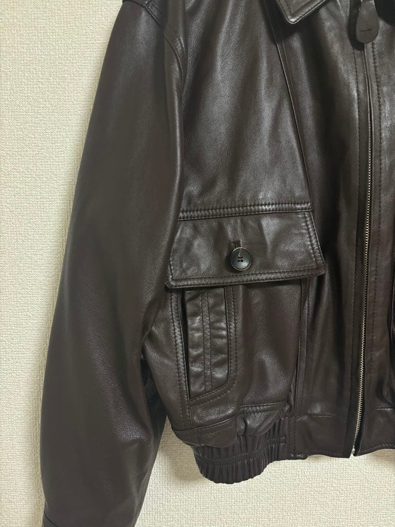 ohotoro A2 Lambskin Jacket brown - メルカリ