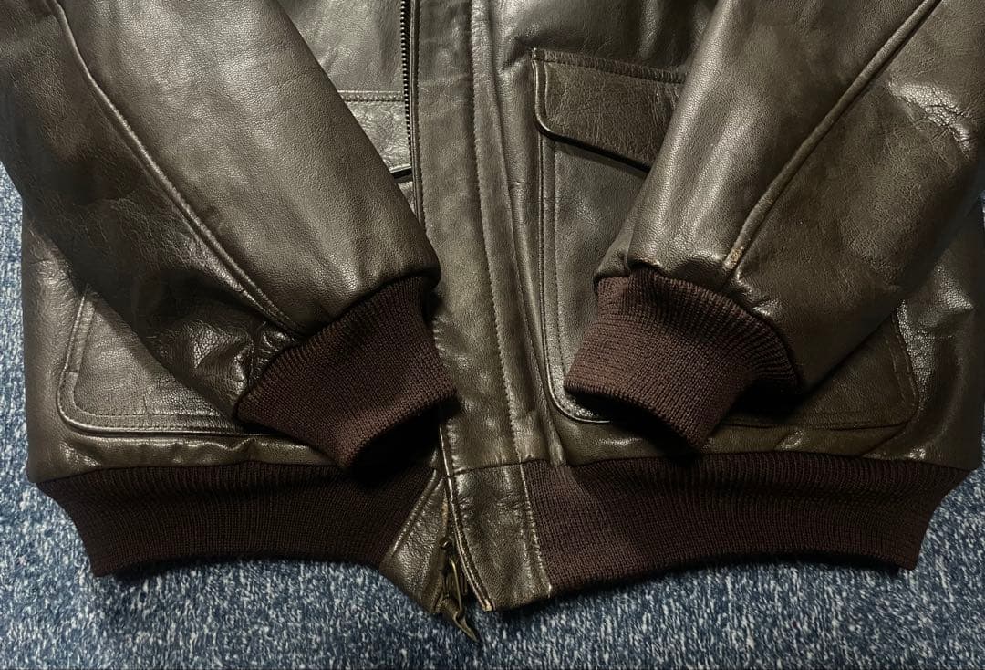 l.l.bean G-1 レザー　ボア　フライトジャケット　M USA製