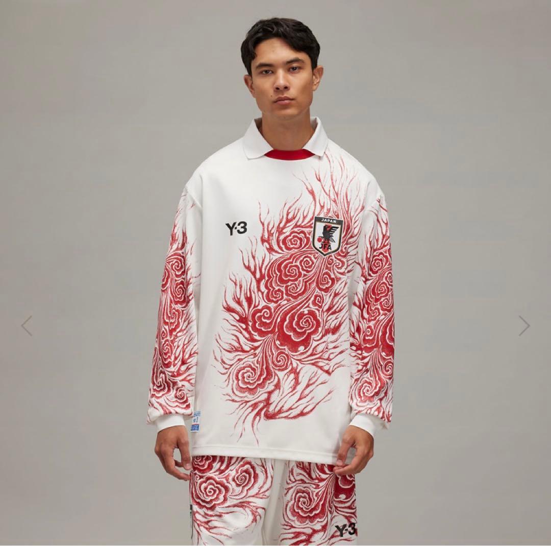 Y-3 JFA サッカー日本代表 CW 長袖Tシャツ Mサイズ - メルカリ