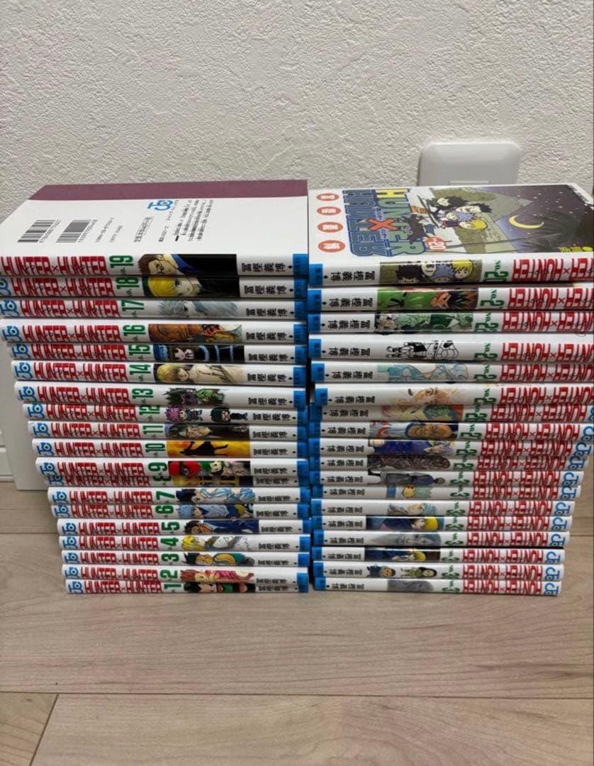 m*i様 HUNTER × HUNTER ハンターハンター 全巻(37巻まで) HUNTER ハンターハンター セット 1-37巻 冨樫義博 全巻、表紙