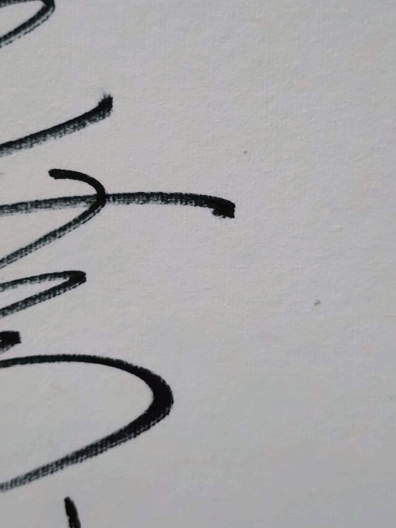 おはようスパンク！ 岡本茉利 直筆サイン色紙