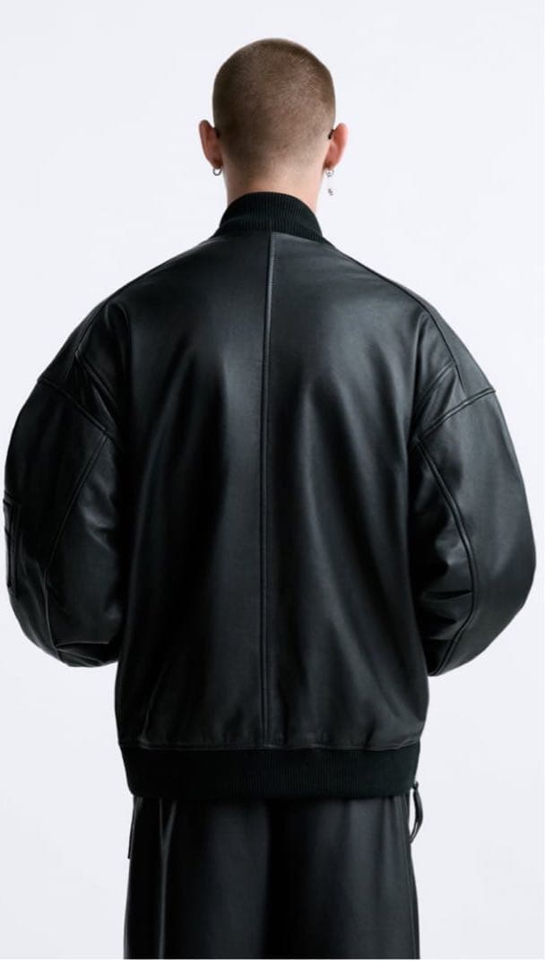 ZARAレザー ボンバージャケット X MAISON SPECIAL Mサイズ|mercari