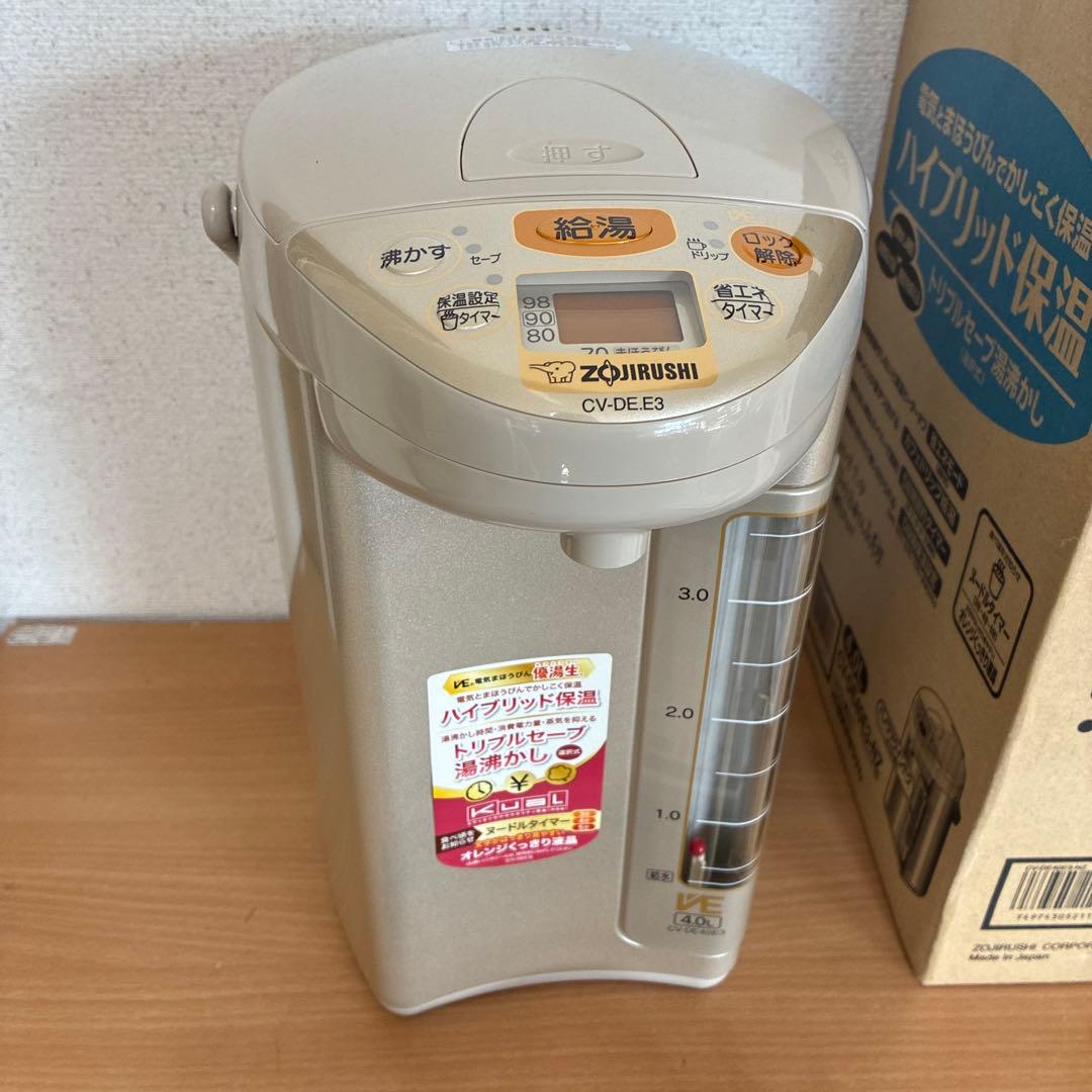 新品未使用　象印 電気ポット CV-DE40E3-NZ 4.0L