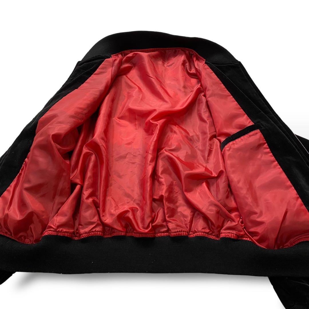 RED HOT DEVIL レッドホットデビル 刺繍 スカジャン - メルカリ