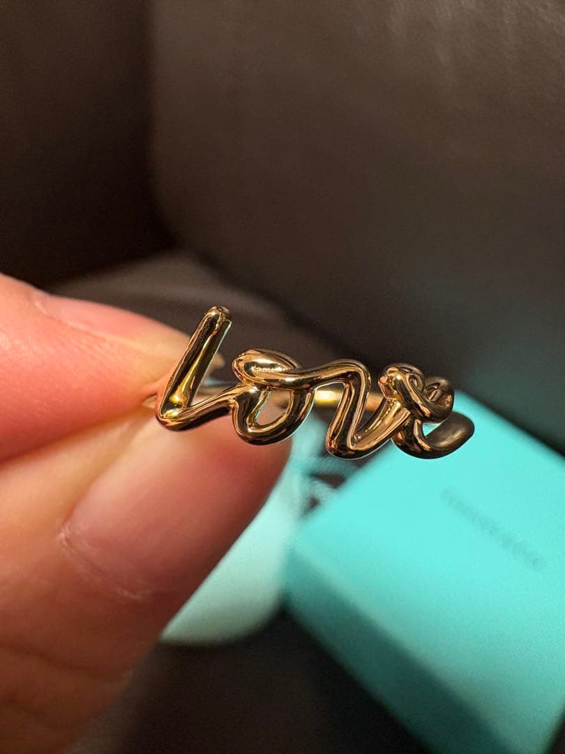 試着のみ ティファニー ラブ リング スモール - メルカリ