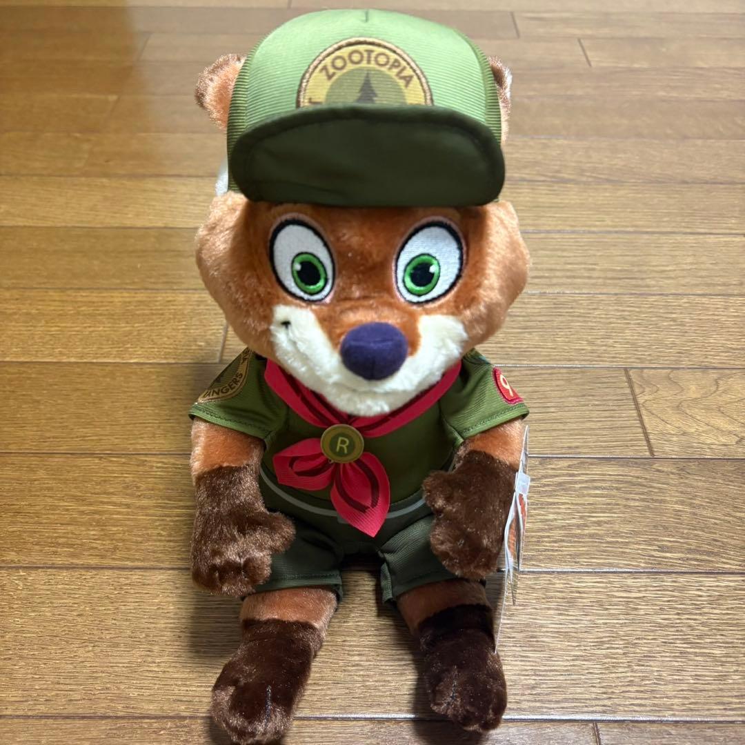 ズートピア ニック 幼少期 ジュニアレンジャー ぬいぐるみ - メルカリ