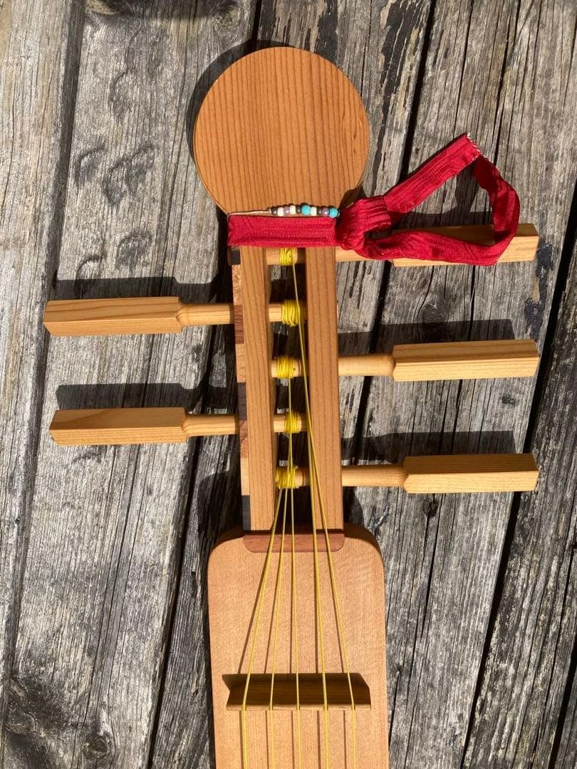 最後の値下げ アイヌ トンコリ 五弦琴 民族 楽器 tonkori Oki - メルカリ