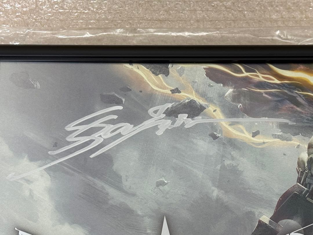 メタファー:リファンタジオ 直筆サイン入り A2メタルポスター 発売記念