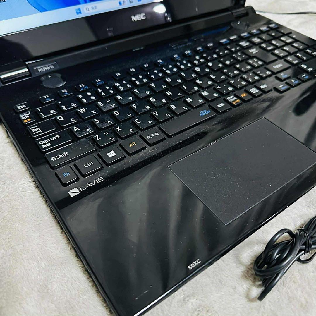 S210 NECノートパソコンSSD高速 WEBカメラWindows11オフィス - メルカリ