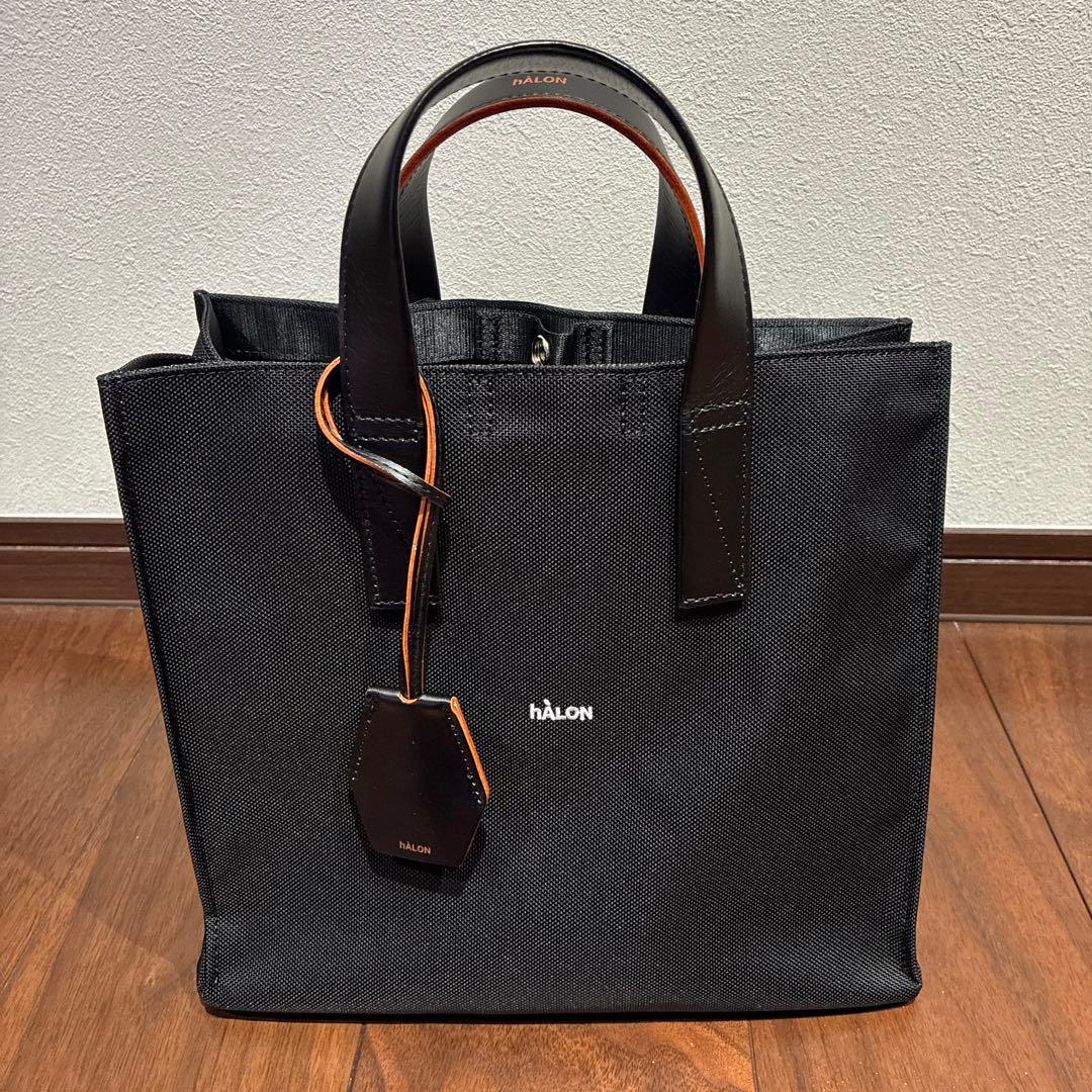 hALON ブラック トートバッグ halon トートバッグ 「hALON」レザー バケットバッグS メンズ
