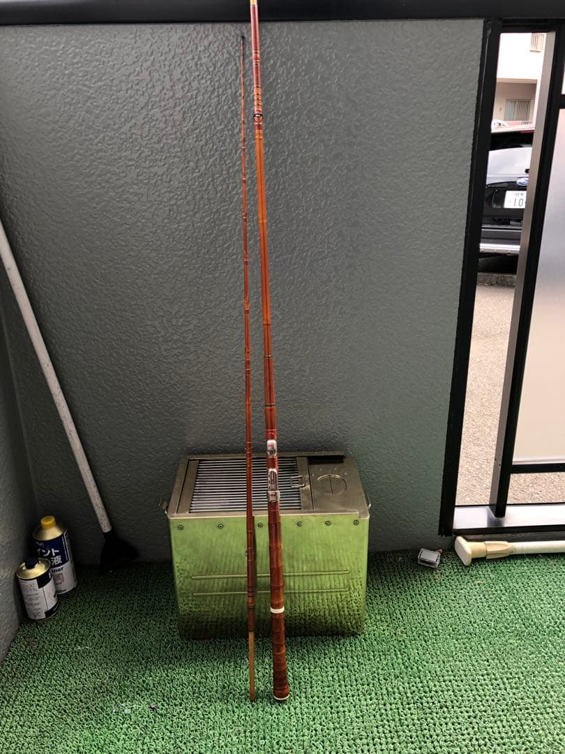 横浜竿　マイスター汐よし作カワハギ竿（全竹） Amazon.co.jp: 横浜和竿 最高級カワハギは？竿/1．82m 二本継 布袋