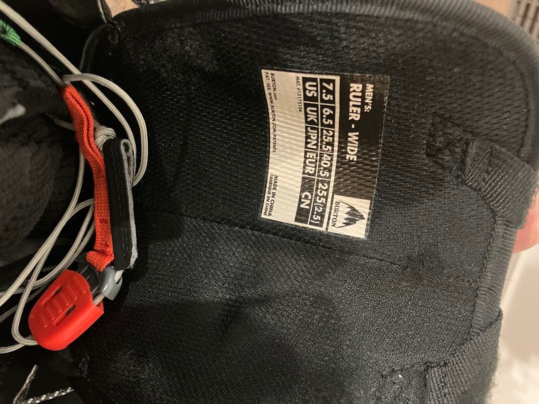 BURTON RULER WIDEバートン　ルーラー　ワイド　25.5cm