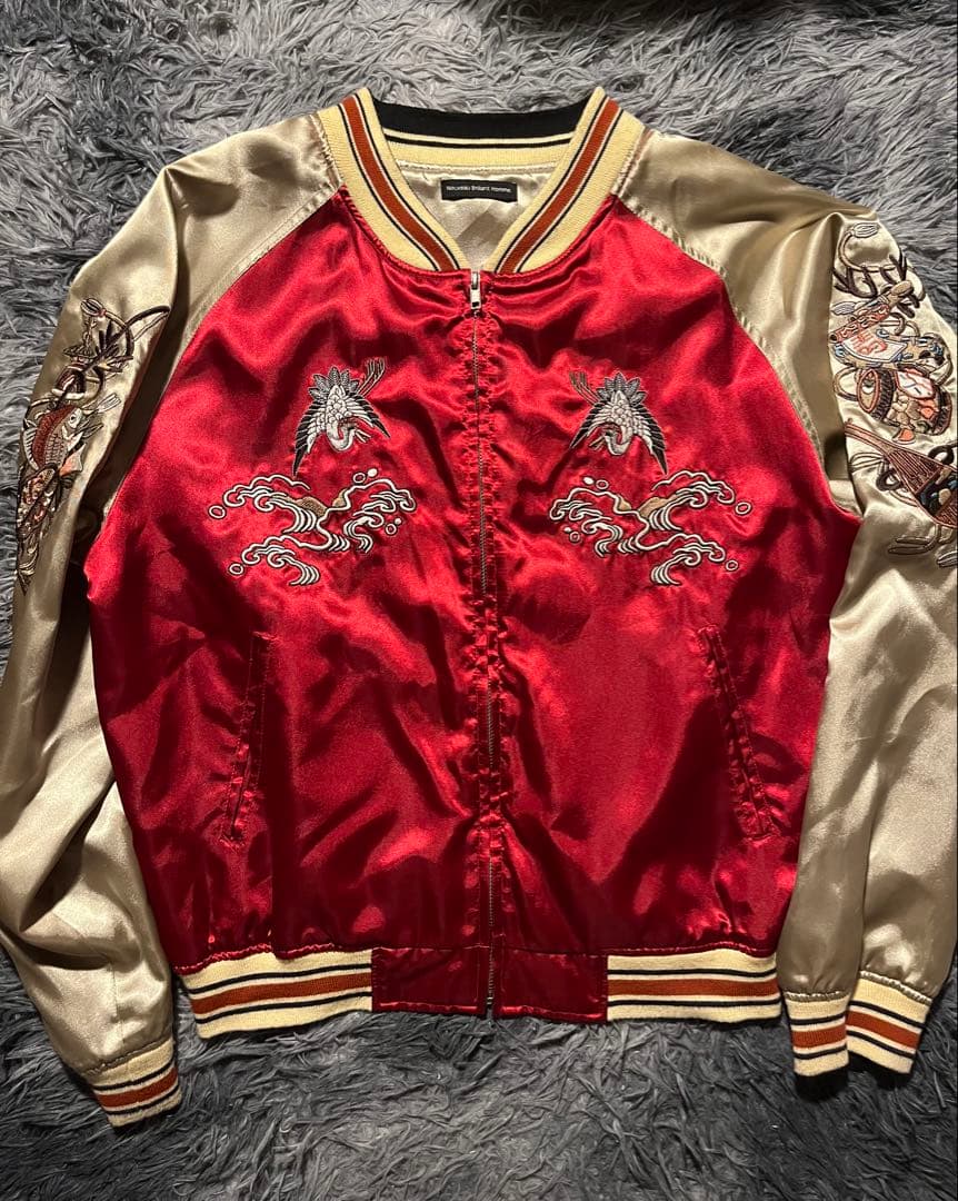 スペシャルNouveau Brillant Homme スカジャン 七福神刺繍 - karlan