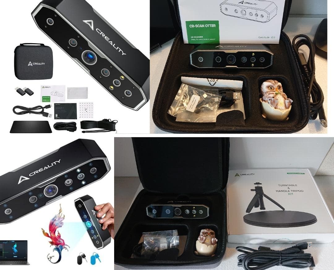 CREALITY CR-Scan Otter本体 24h安売り Creality CR-Scan Otter 3D Scanner Handheld Scanner with 0.02mm